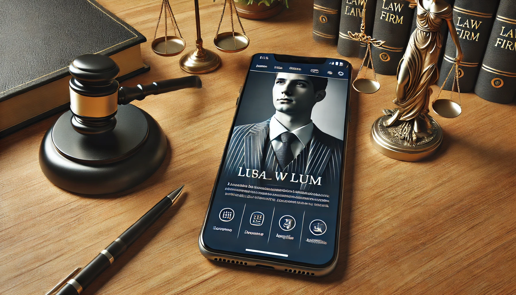 Expert law firm web designers with professional portfolio and expertise.